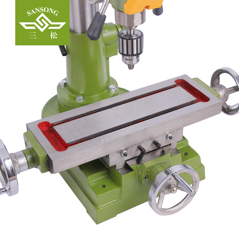 三松亿松 zx701工业台式钻铣床 钻床 台式钻床 多功能可调速小型