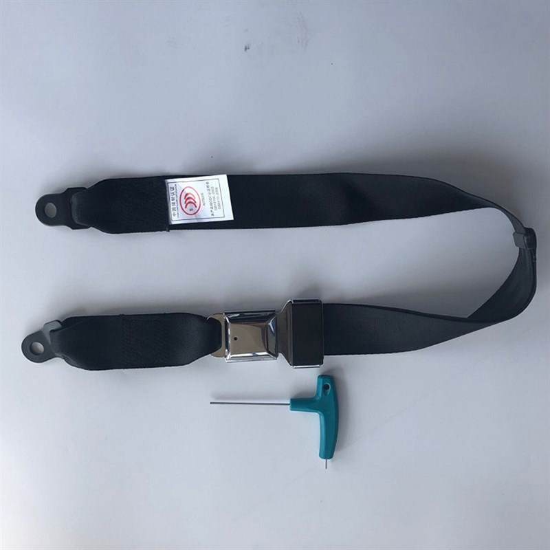 游乐设备安全带两点式防误开安全带游乐场可阻止儿童打开保险带