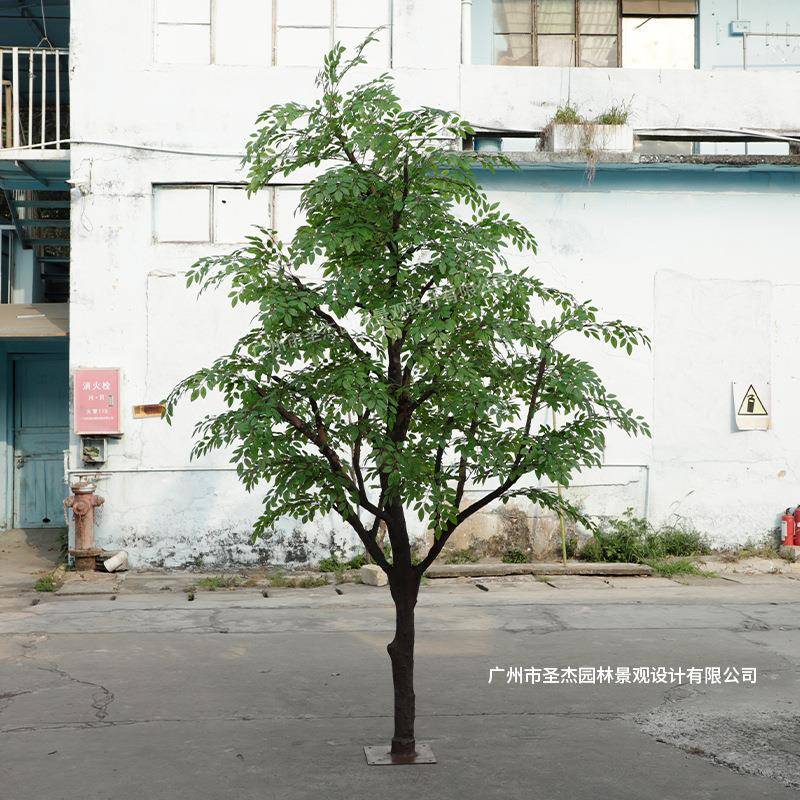厂家直销仿真榆树人造大型造型假树室内外酒店餐厅仿真榆树绿植树