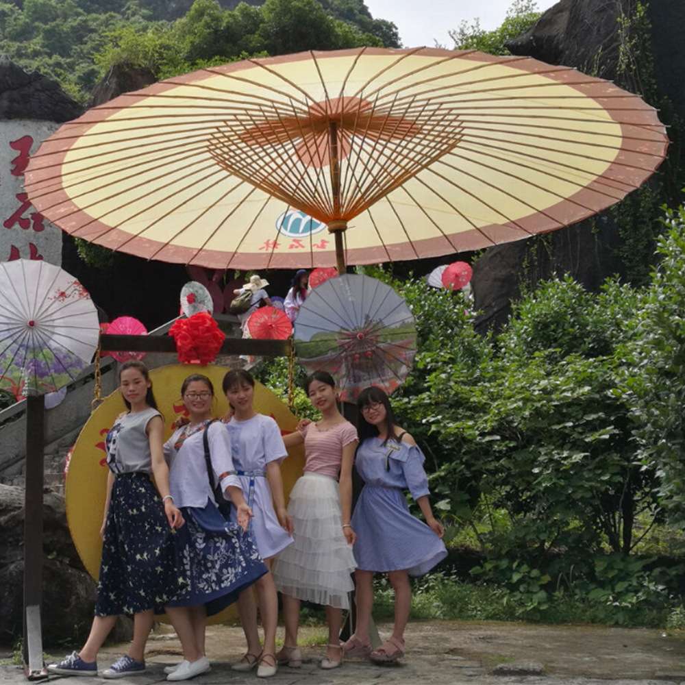 油纸大伞弄堂记忆伞围炉煮茶儿童伞尺寸吊顶装饰伞古典油纸