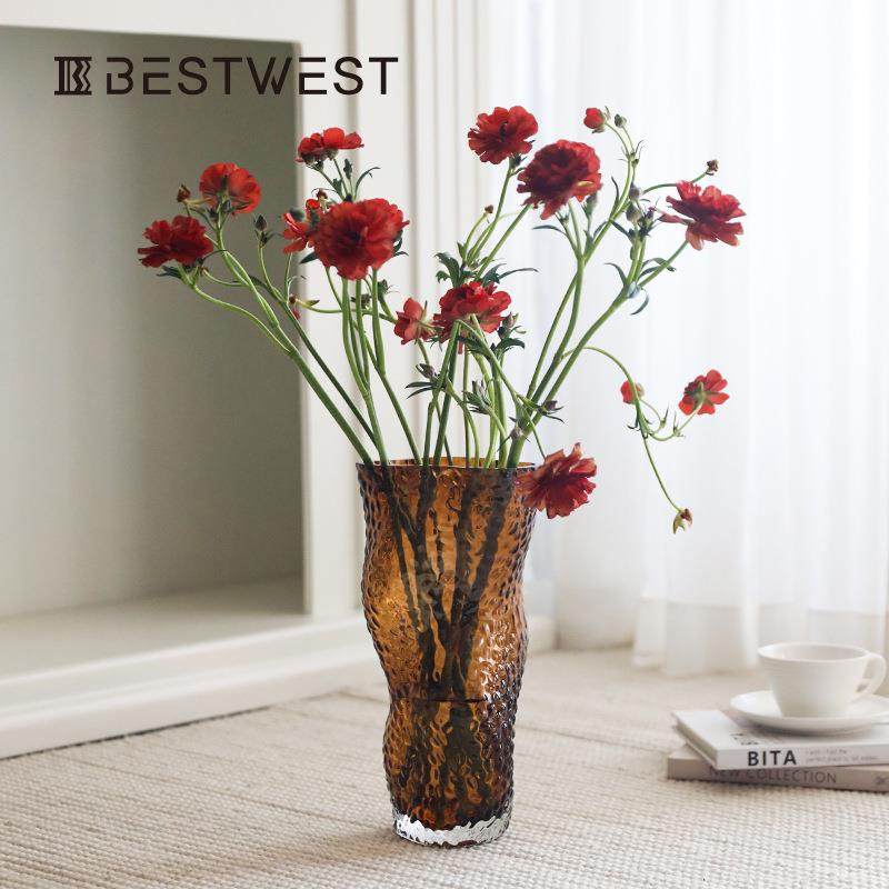 博西家居现代简约创意不规则灵动玻璃花瓶办公室桌面透明彩色玻璃,鲜花速递/花卉仿真/绿植园艺,割草机/草坪机,淘宝优惠券,粉丝福利购,淘宝优惠卷