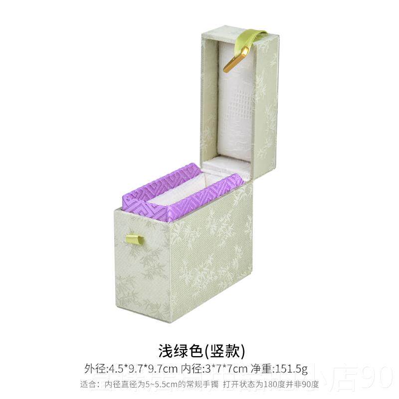 高档精致手镯盒高档饰品玉器文玩古法盒金手镯子收珠宝首饰盒纳子