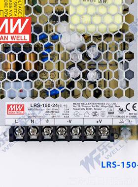 高档明LRS-1502-24 150W电源纬246.5A直流开关稳压20V转24VVDC台