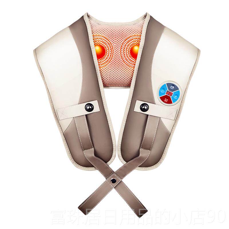 高档凯仕多功能背打敲打颈椎腰部按摩披肩仿真人捶手揉乐捏仪器礼