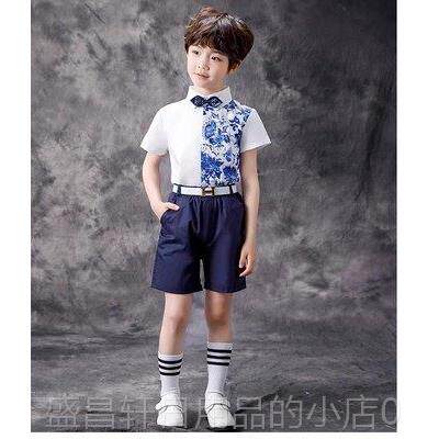 高档六一童大合唱演比出服中小生中国风诗儿歌朗诵赛幼儿园表演服