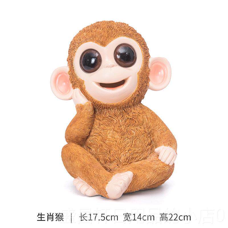 高档儿童存钱十二生肖摆件全罐套卡可爱通马罐储蓄创意送孩子生日