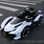 高档兰基尼儿小童坐电动车四轮汽车遥控可人男博女宝宝玩具跑车孩