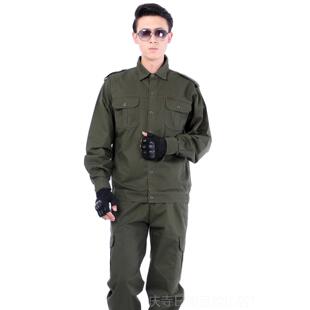 高档尖刀电连夏服季袖长工作套装男款户外焊工工装