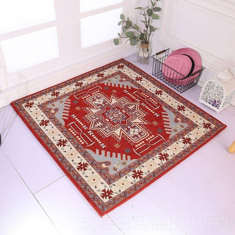 高档正方形椅地电脑毯转垫家化妆凳地毯椅子用脚垫吊篮书桌椅地毯