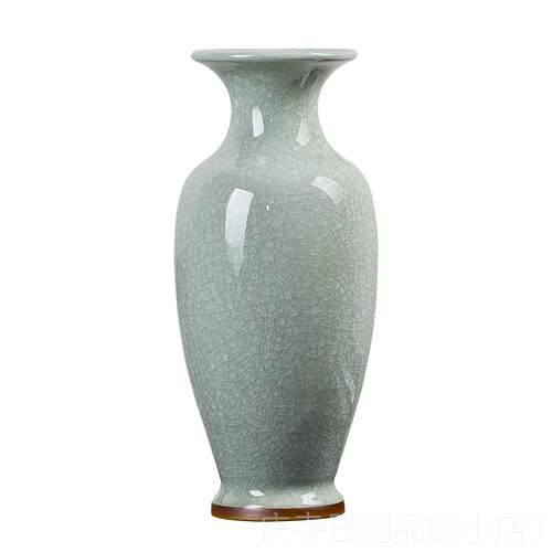 高档景德镇瓷花瓶件客陶厅插中式家花居装饰落地大号仿古钧瓷摆瓷
