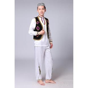 高档新款族回族舞蹈演出服装少数民服族饰女成人元旦新疆维民风族