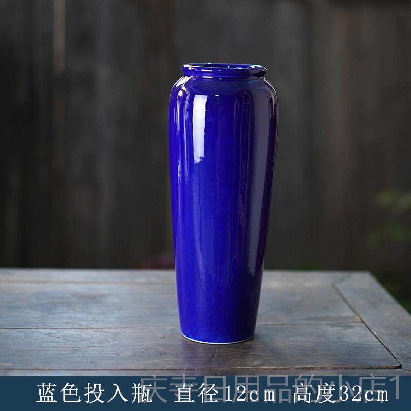 高档一日不可无花陶瓷花瓶入瓶器插花花花道工具投插器花皿禅意摆
