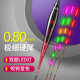 冠标316LED夜光漂超细尾高灵敏电子漂日夜两用咬钩变色轻口浮漂