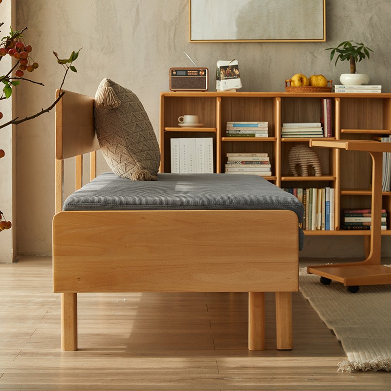 实木沙发床客厅多功能两用折叠抽拉式伸缩推拉床小户型单人沙发床