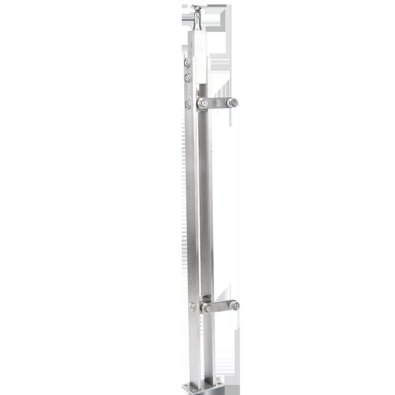 非标定制不锈钢工程栏杆立柱扶手挂玻璃栏杆商场护栏别墅围栏配件