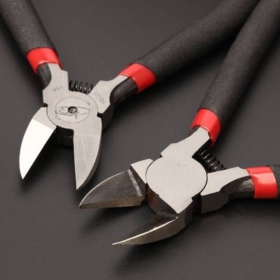 五金工具水口钳5寸斜口钳子斜嘴钳6寸剪钳剪线钳电子钳工具钳子