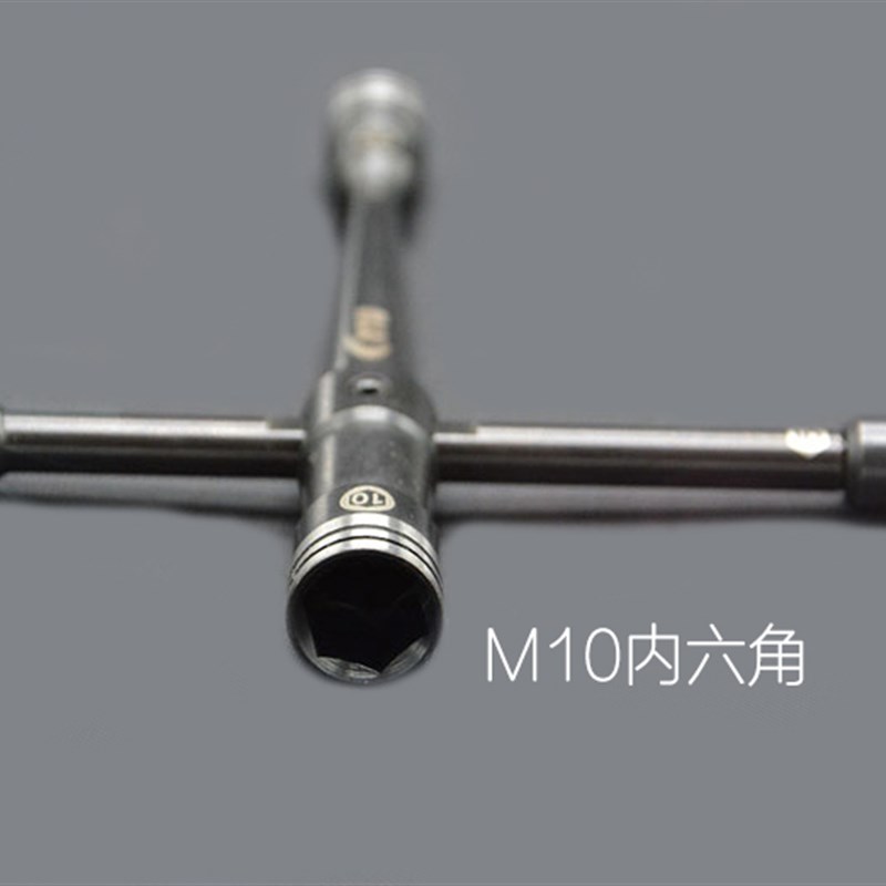 RTW工具十字六角筒扳手拆装螺帽母5.5 7 8 10mm角薄壁筒