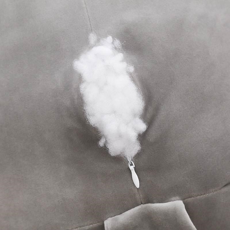 卡通可爱创意表情龙猫抱枕羽绒棉毛绒公仔儿童陪睡礼品玩偶