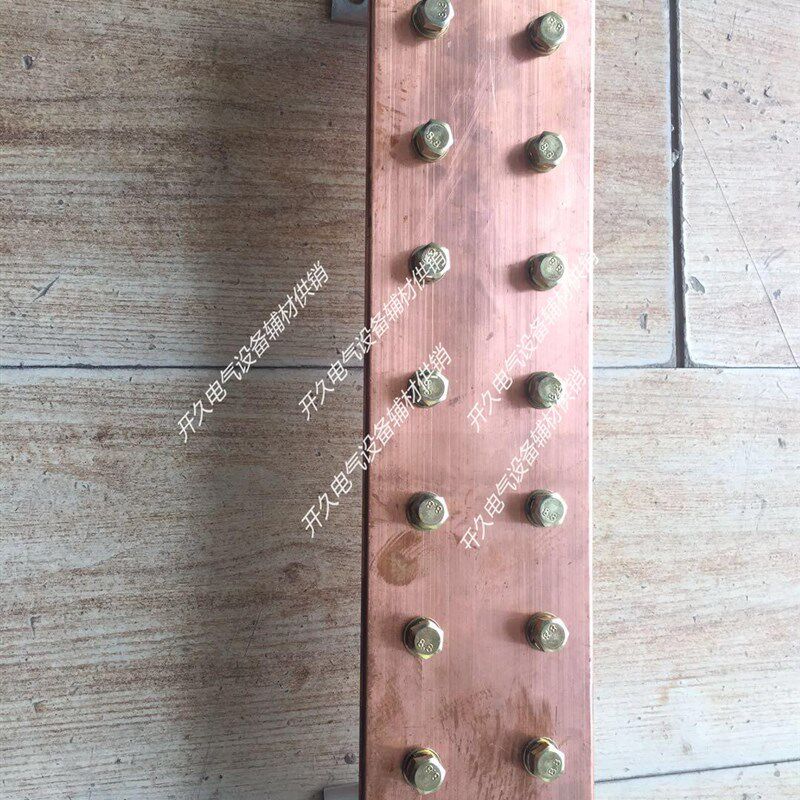 100*6*400铜排母排接地汇流排 接线铜排 镀锡锌镍 机房紫铜排加工