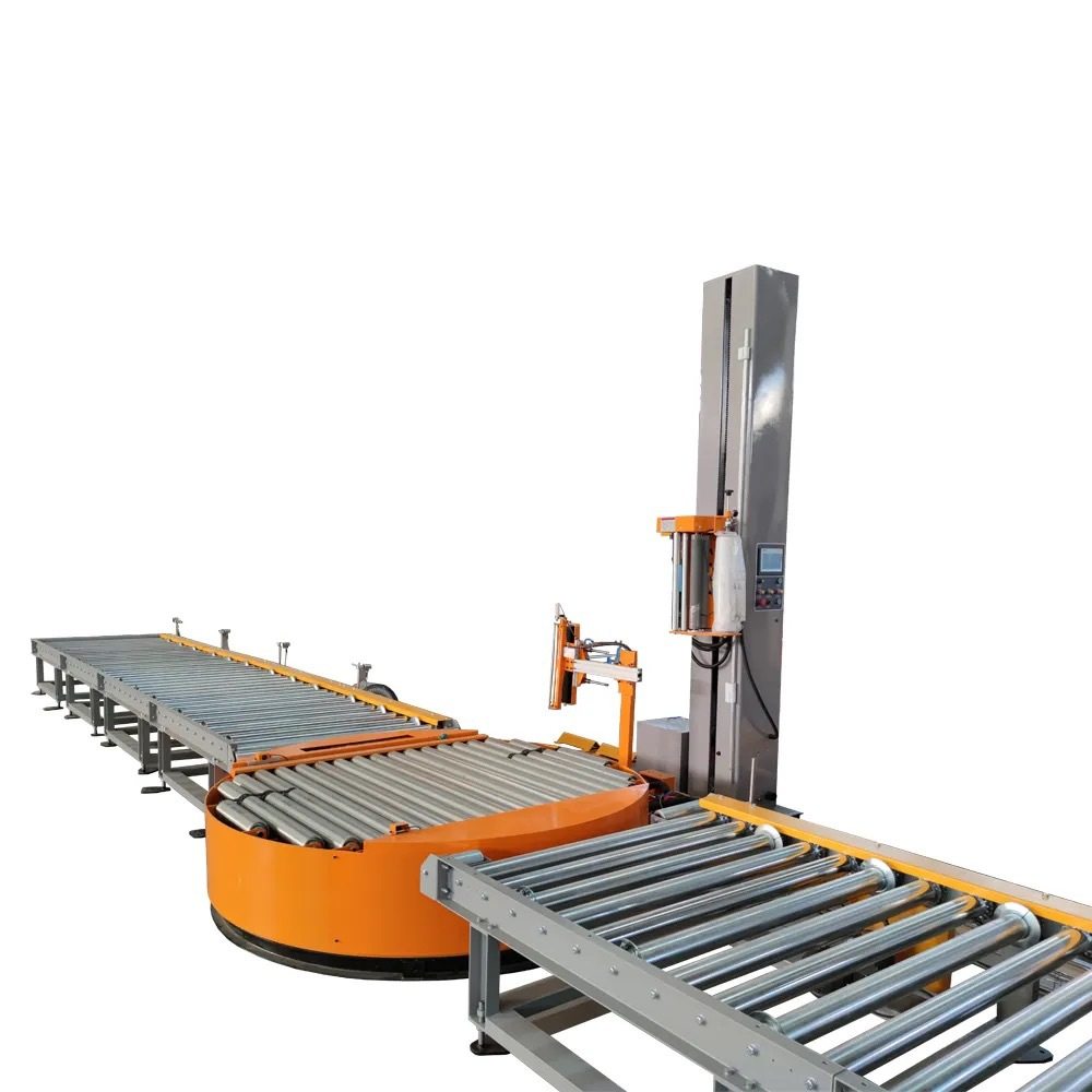 在线输送线动力辊筒线全自动托盘缠绕机预拉伸包装机裹包机械,搬运/仓储/物流设备,立体仓库设备,淘宝优惠券,粉丝福利购,淘宝优惠卷