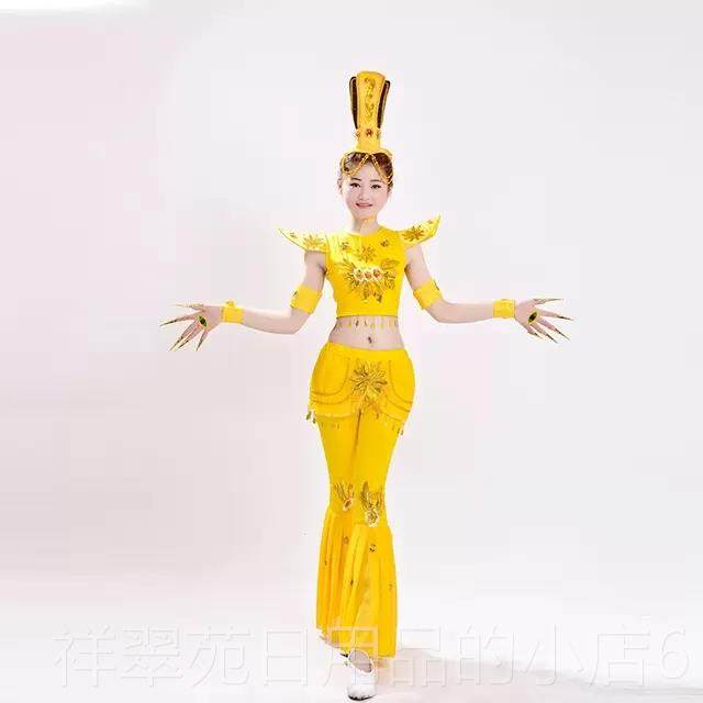 高档20蹈新款千2手观音演4出服装成人表演服古典舞民族泰国舞服装