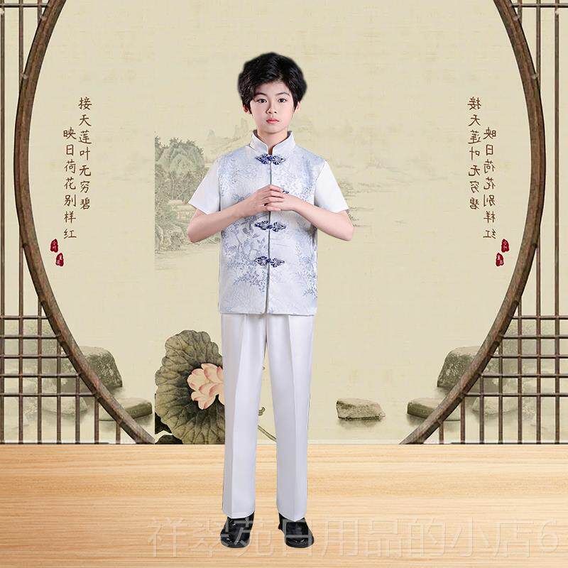 高档童合唱表服、男童束服、演儿儿童钢琴表演服腰、女童公主裙、