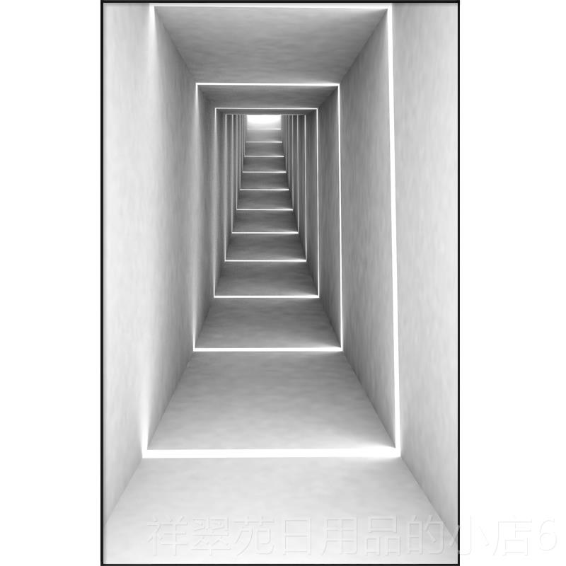 高档黑条白风格线高端挂客厅口装饰画现代简约入几何抽象Normcore