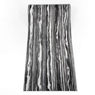 新款高端黑白木皮科技木皮640*2500酒店装饰加宽贴板实木板贴皮