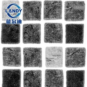 蓝尔迪新款泳池胶内壁装饰材料pvc泳池胶膜 经典灰马赛克泳池胶膜