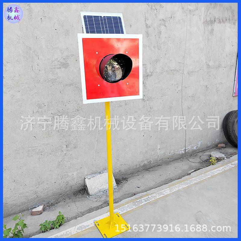 交通警示红LED灯珠太阳能灯 带光控器及开关撞墙灯 太阳能土挡灯