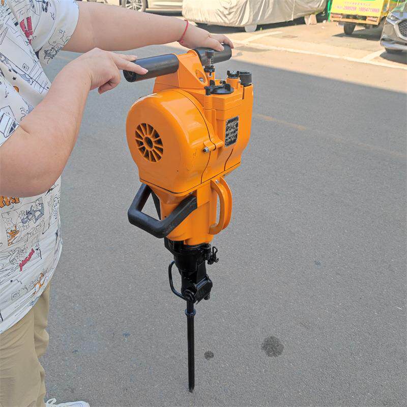 山东YN27C内燃凿岩机矿山开采打孔机便携手持式岩石破碎设备