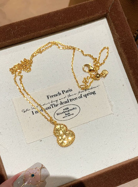 小红书爆款碎冰冰葫芦项链女古法