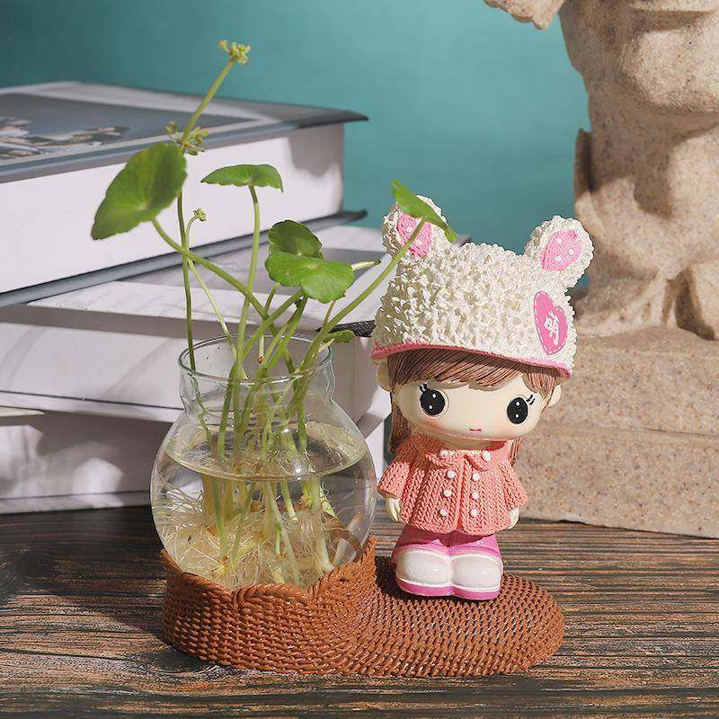 厂家直销树脂水培花盆少女创意景观园林简约园艺装饰摆件,电子元器件市场,其它元器件,淘宝优惠券,粉丝福利购,淘宝优惠卷