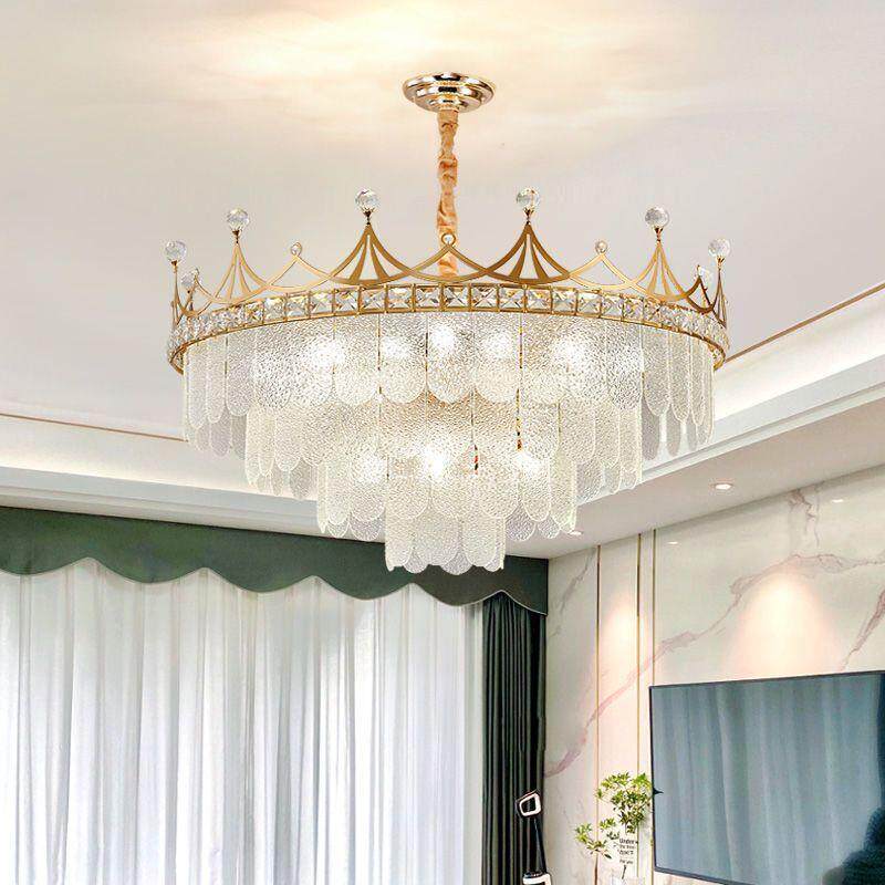 后现代轻奢吊灯个性简约主卧灯饰大气客厅水晶吊灯餐厅饭厅灯具