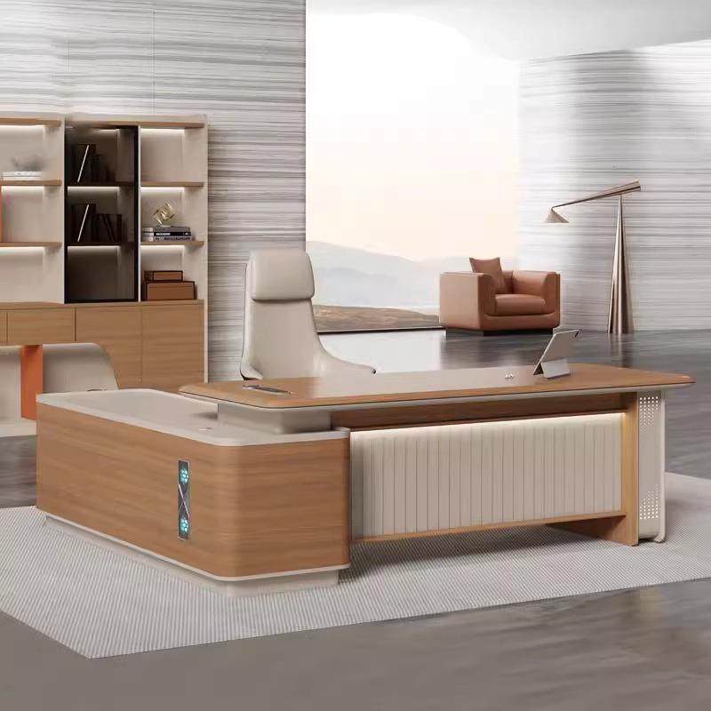 老板桌办公桌董事长总裁大班台办公室总经理高档大气桌椅组合