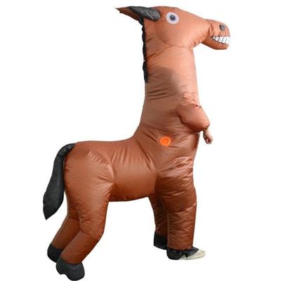 无注册商标儿童成人充气活跃马服