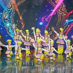 正品新娃哈舞蹈服装铛铃少女叫演出服我小娜哈扎儿童新疆维吾尔族