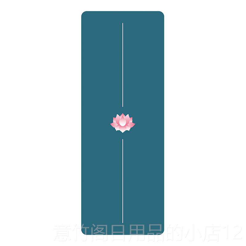 正品正品打印花版瑜伽垫pu天掉然橡胶防滑不色运动荷健豪身土垫包