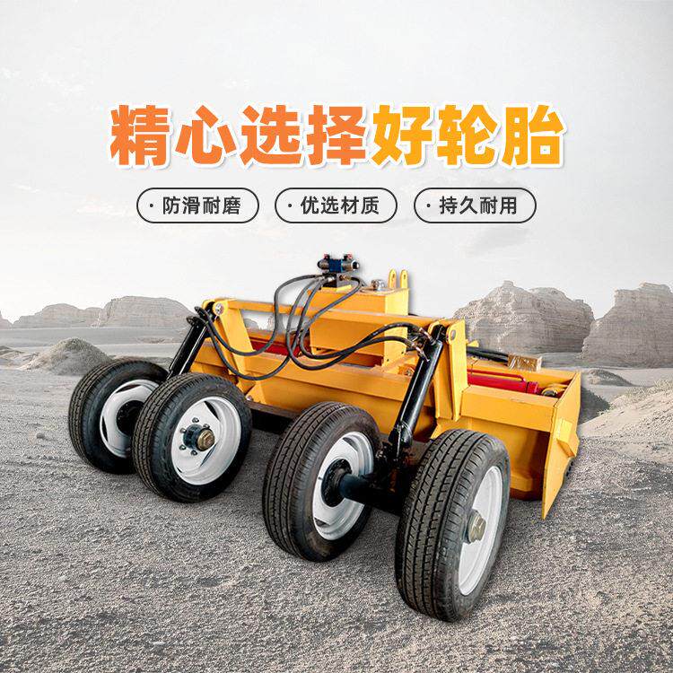 农用激光卫星道路工程平地机牵引式激光平地机可伸缩整平机