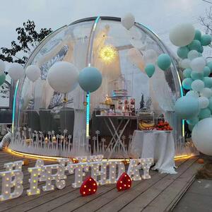 网红泡泡空屋星房帐篷PC透明星空民屋餐饮宿阳光房景观星空房房头