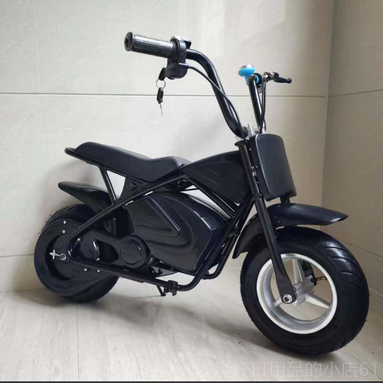 高档儿童电动迷你车门级两轮摩托车宝宝场地充电入电车可坐瓶人礼