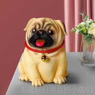 高档柴犬储意蓄罐童删生日礼物可以保存和除创个性化卡通可爱硬币