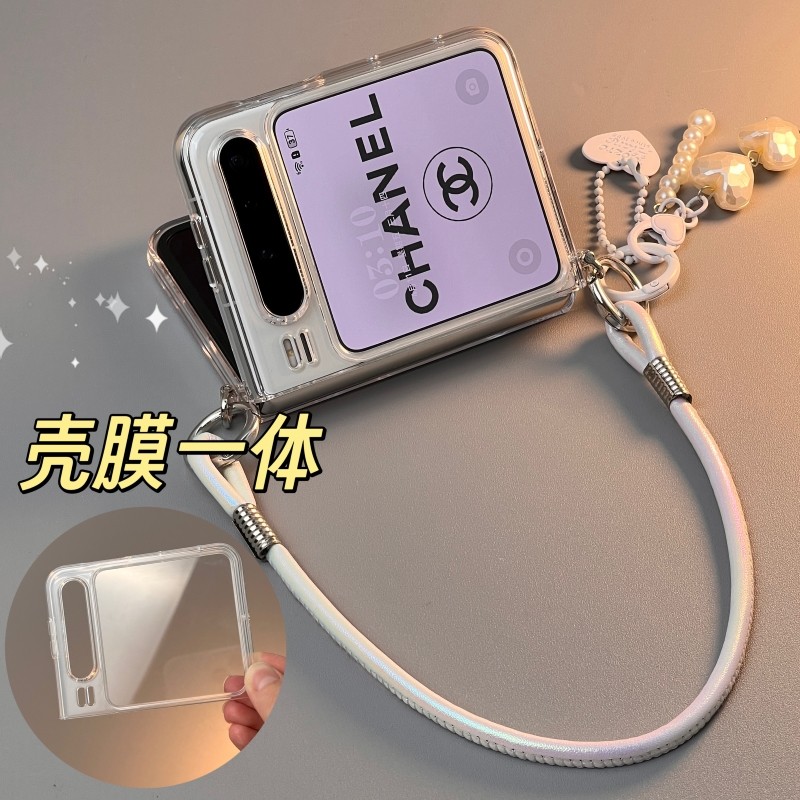 适用华为pura X手机壳新款小折叠屏purax典藏版壳膜一体自带钢化膜手提斜挎外壳升级中轴铰链全包透明保护壳