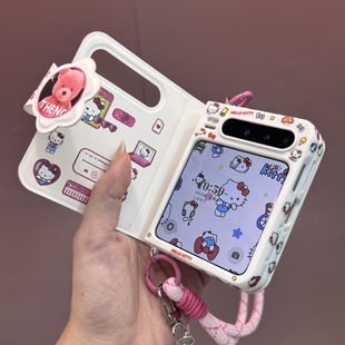 适用华为purax手机壳新款pocket2笔记本彩绘卡通中轴全包防摔折叠屏p50pockets保护套nova Flip典藏版女款