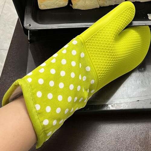 烤箱微波炉挂烫机蒸饭箱烘焙防烫手套加厚耐高温隔热厨房手套