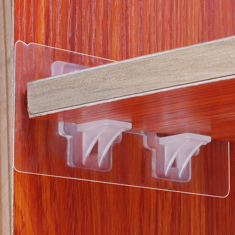 免打孔层板托衣柜分层隔板粘贴支撑架固定器承重搁板免钉隔层支架