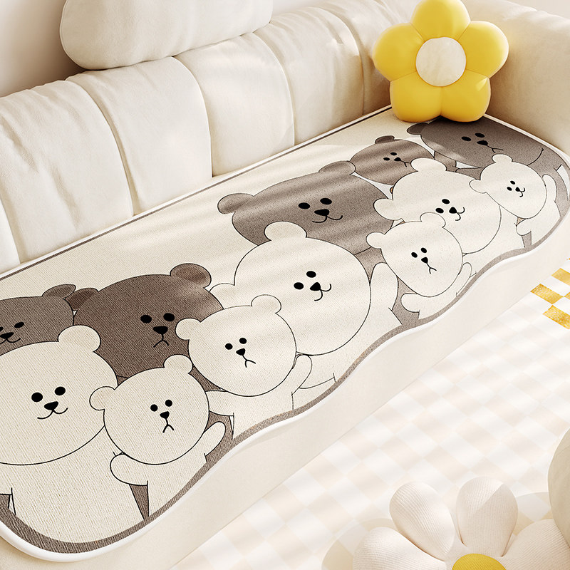 冬季异形沙发垫子加绒厚款座垫绒面坐垫可爱盖布巾123组合三件套,居家布艺,沙发垫,淘宝优惠券,粉丝福利购,淘宝优惠卷