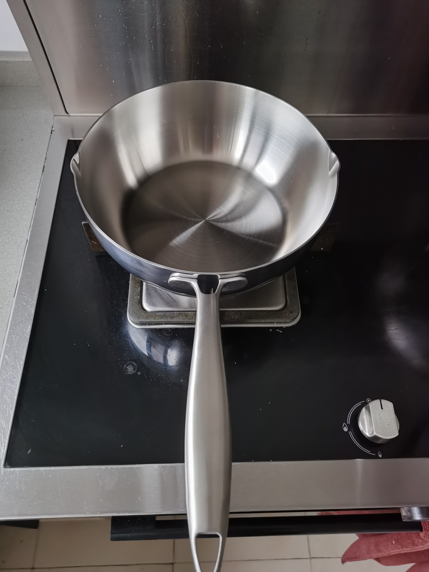 三口之家煎炒煮锅 304不锈钢三层钢小炒菜锅炖煲汤锅电磁炉 24cm