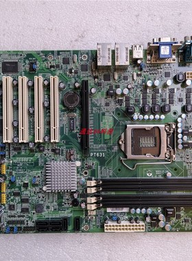 友通DFI PT631 电脑工控主板 双网口 支持1156针CPU