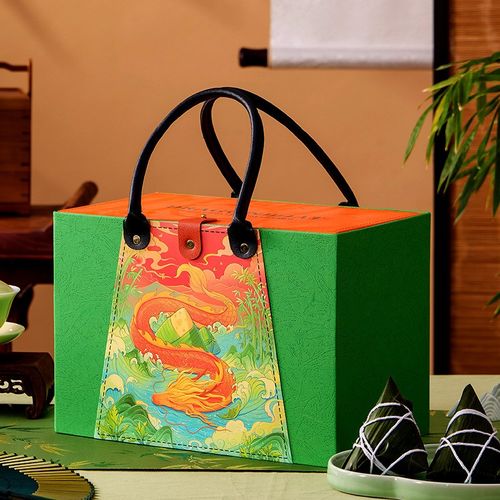 端午粽子礼盒包装盒高档手提创意礼品盒空盒公司商务特产外盒定制